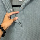 Athleta Women s Sage Green Oversized Waffle Texture Cozy Hoodie Sweatshirt Xxs