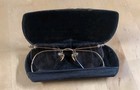 Antique Hexagonal Shape Rimless Eyeglasses 1 10 12k Gold Filled Frames Ful-vue