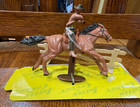 5  Cowboy And Horse Figurine Action Figure Rifle Gun Western Wild West Supreme 