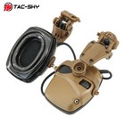 Ts Hearing Protection Noise Cancell Tactical Headset For Arc Rail Helmet Adapter