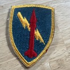 Vintage U s  Military Patch 1st Missile Command Shoulder Patch Cut Embroidery