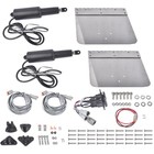 9  X 12  Standard Trim Tab Kit 12v W  Double Rocker Switch For Boat 16ft To 25ft