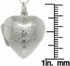 Jewelry Trends Sterling Silver Tree Of Life Heart Locket Pendant With 18 Inch Ch