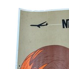 Vintage Qantas New Zealand Kiwi Bird Travel Poster Airline Harry Rogers