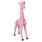 Ri One Large 28  Standing Pink Giraffe Stuffed Animal Plush