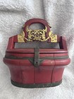 19th Century Chinese Red Lacquered Decorative Wedding Box Beautiful State Seal