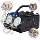 Automatic Kids Bubble Machine Bubble Blower With 2 Fans  20000  Bubbles minute 