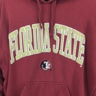 Florida State Seminoles University Hooded Jumper Sweatshirt Hoodie Maroon L Mens
