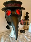 Vintage Paper Mache Plague Doctor Lantern Halloween Handmade