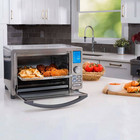 Gourmia 200oz Air Fryer Toaster Oven Stainless Steel 1700w Airfryer