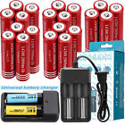 3 7v 14500 Lithium Rechargeable Batteries   Universal Li-ion Battery Charger Lot