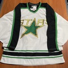 Ccm Authentic Minnesota North Stars Nhl Hockey Jersey Vintage White Home 44