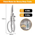 Heavy Duty Kitchen Scissors  Poultry Shears  for Meat chicken  Bone turkey fish 