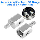 Ill Customz Offset Power And Ground 1 0 Gauge To 4 Gauge Amp Input Reducers Lot