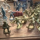 1960 s Mpc Marx Type    Wwii German Infantry  Large Lot Afrika Para