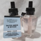 White Barn Bath   Body Works Wallflower Refill Bulb Lot 5 Salted Amber   Vetiver
