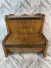 Vintage Kids Toddler Wooden Step Stool 2 Step Farmhouse Rustic 12   