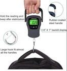 Digital Hanging Luggage Scale With Comfortable Handle And Large Hook  110lb 50kg