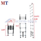 10 5 Ft Telescoping Portable Extension Ladder For Household   Outdoor Working
