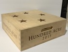 Hundred Acre 2015 Empty Wooden Wine Crate Box Napa Valley Cult Cabernet