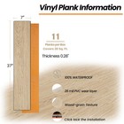 Spc Luxury Vinyl Plank Click Lock Flooring  Natural Oak  11-pack  20 Sq  Ft 