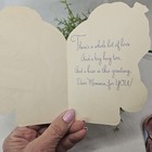 Vintage Greeting Card Mother s Day Baby Elephant Mommie Die-cut 1948 Unused