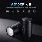 Godox Ad100proii 100w 2 4g Ttl Pocket Outdoor Flash 80cm Umbrella Softbox Stand