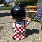 Vintage 1999 Big Boy Coin Piggy Bank 8  Burger Plastic By Funko Elias Brothers