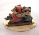 Wee Forest Folk Mouse Figurine Little Sledders M-085 Mint Condition   Box