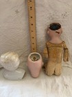 Antique Doll Part Lot Of Five Pieces   Repair Or Replace