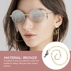 Vintage Bronze Eyeglass Sunglass Chain Unique Chain Adults Men