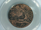 1787 20-r Rarity-6 Fugio Cent Colonial Copper Coin 1c - Anacs Vf30 Details