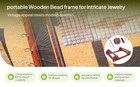 Wooden Bead Loom Kit Accessories Bead Weaving Need Assemble With Threads For