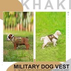 Tactical Dog Training Harness Outdoor Working Vest Adjustable Xsmall Military   