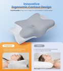 Cozyplayer Cooling Memory Foam Pillow For Neck Pain  Adjustable Orthopedic