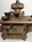 Large Antique Kenton Cast Iron Royal Stove - Salesman Sample Or Toy - Signed