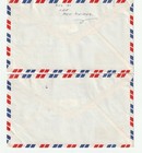 2  1964 Papua New Guinea Airmail Cover 5d Election Stamp Port Moresby