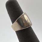 Taxco Mexico Sterling Silver 925 Wide Band Domed Ring Stamped Te-133 Size 5 5