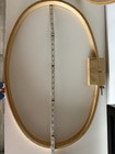 Vintage 27  X 18    Large Oval   24    Circle Wooden Hoops Quilting Needle Point