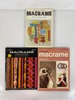 Lot Of 3 Vintage Macrame Books By Harvey phillips ackerman 1967-1971