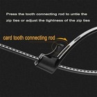 Releasable Reusable Zip Ties 12 Inch Heavy Duty Thick Black Cable Reusable 100