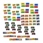 Super Grand Mix Bubble Gum Donald  Turbo  Txtreme  Tom   Jerry  Love Is - 105pcs