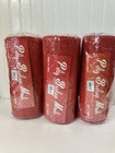 Fuchsia Poly Burlap Deco Mesh Red 10    X 10 Yards  30 Ft  Lot Of 3