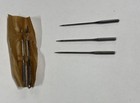 Vintage Boye Needle Co Wood Needle Case Tube W  Sewing Needles