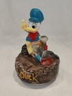 Vintage Walt Disney Productions Japan Donald Duck Railroad Rotating Music Box