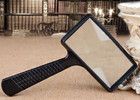 100x50mm Rectangle Handheld Reading Magnifying Glass 5x Hd Real Glass Magnifier