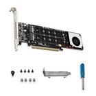 Ssd Expansion Split Card Ph44 Plus Pcie 4 0 Raid 0 Mode Supports 4 Nvme M 2