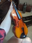Vintage Lark 4 String Musical Instrument Violin In Hard Carrying Case With  Bow