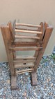 Antique Primitive Wooden Yarn Skein Winder Textile Spool Reel Stand Folk Art