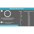 Ventral Schedule 40 Pvc Pipe 1 2 Inch  0 84 Od   White  Cut Lengths For